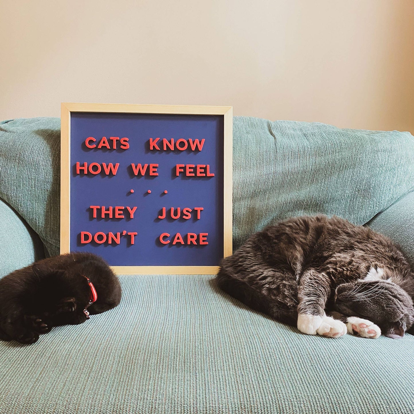 Navy Blue Magnetic Chalkboard