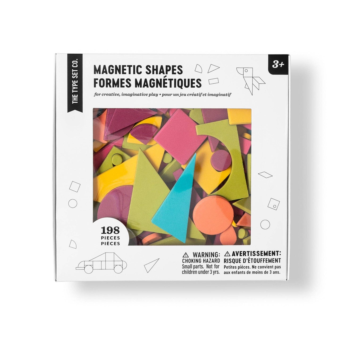 Magnetic Shapes in Rainbow