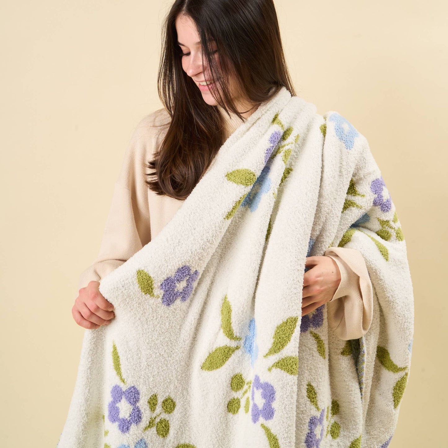 Cozy Floral Blanket