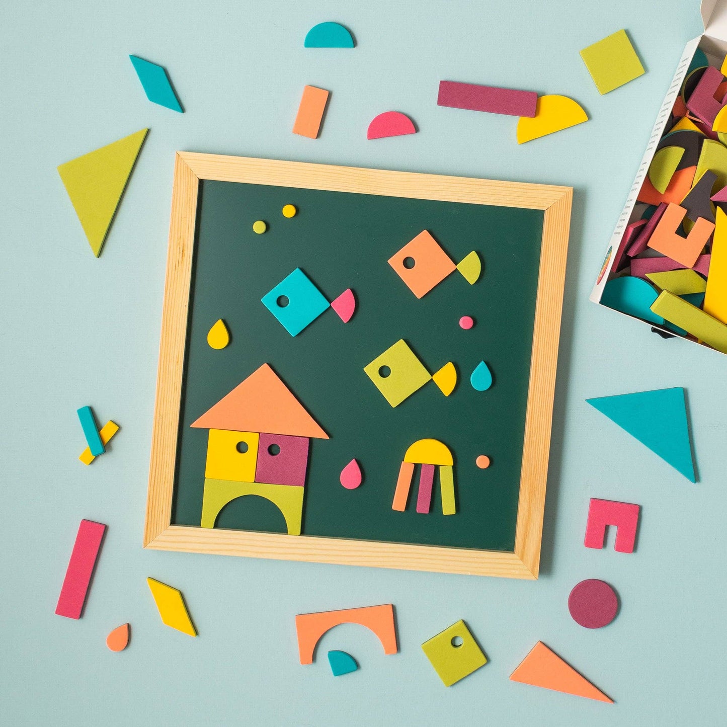 Magnetic Shapes in Rainbow
