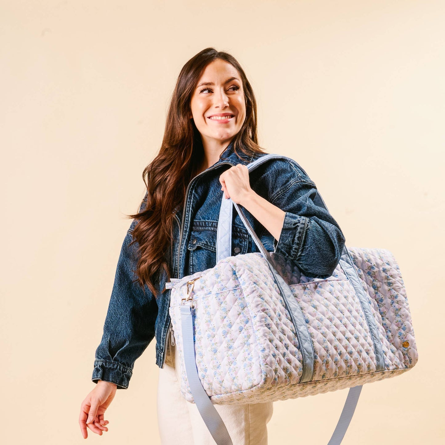 Quilted Weekender Petal Parade Blue