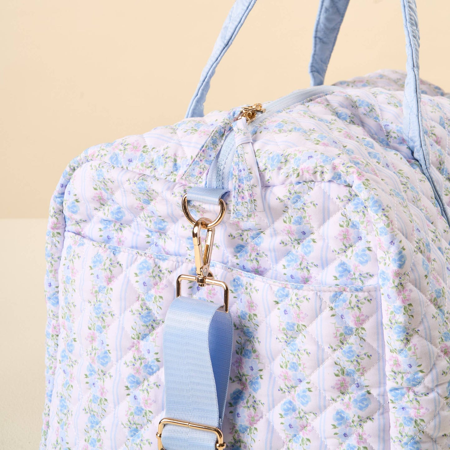 Quilted Weekender Petal Parade Blue