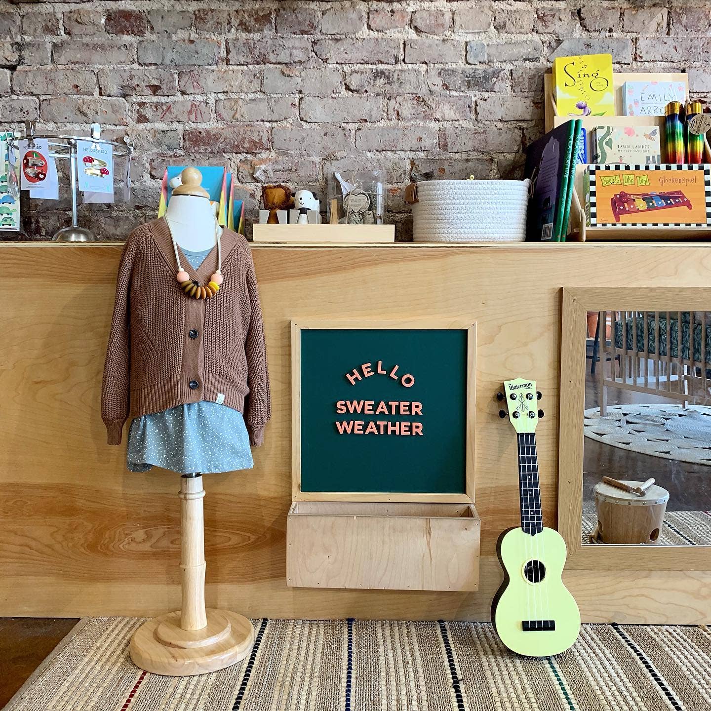 Green Magnetic Chalkboard